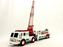 HESS Tiller Ladder Fire Truck, 24&quot; 3-Section Ladder, Flashers, Siren, DC... - $39.15