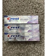 3 Crest 3D-White Fluoride Toothpaste Brilliance Vibrant Peppermint 2.4 OZ - $16.63 CAD
