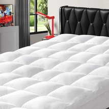 BedsPick Mattress Topper Twin, Pillow Top Mattress Cover, White, Extra, Durable - £61.12 GBP