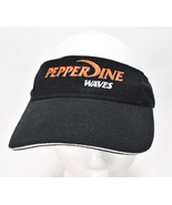 Pepperdine University Waves Adjustable STRAPBACK Sun Visor Hat Cap Black - $37.89 CAD