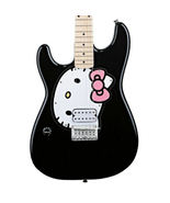 Fishbone LEFTY black strat 2024 Black Hello kitty + Gig bag, Strap,PInk ... - £203.66 GBP