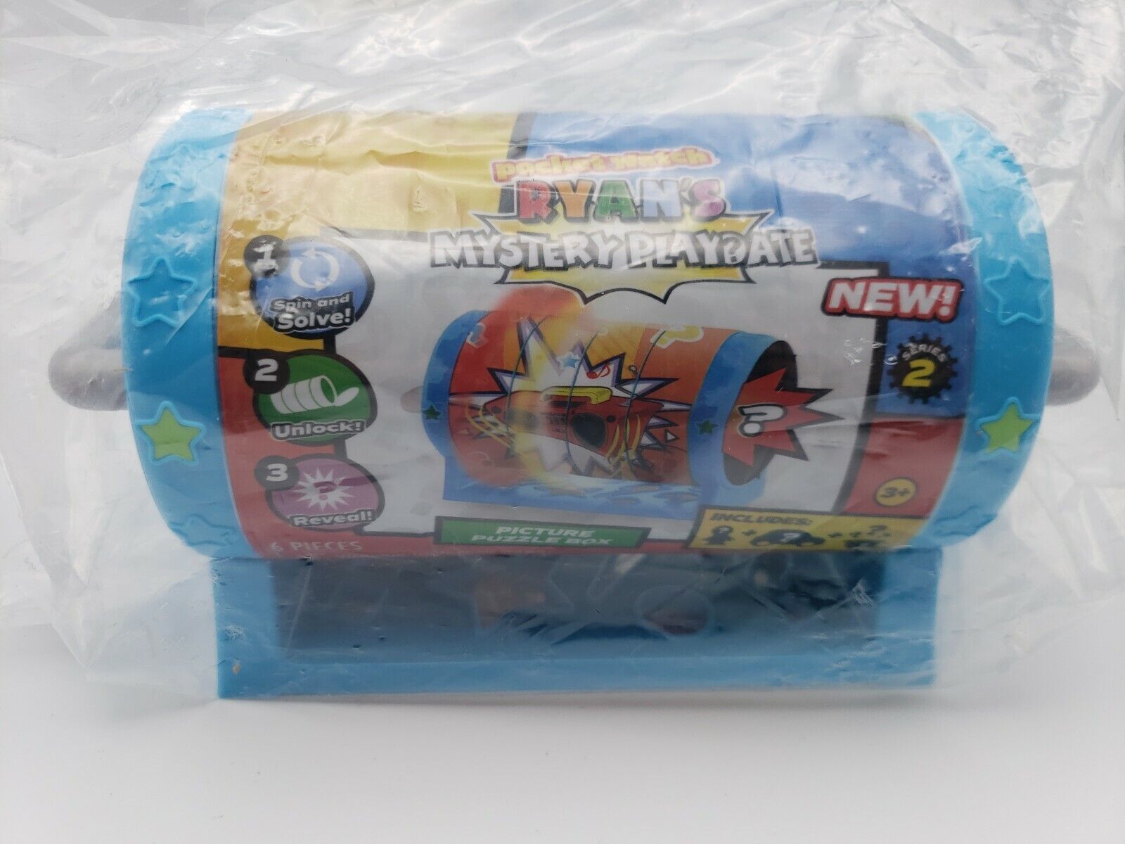 Ryan&#39;s World Mystery Playdate Picture Puzzle Box Series 2 with 3 Mystery... - $9.79