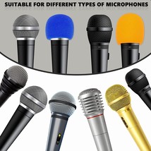 8 Set Shakeproof Wireless Handheld Microphone Protection Silicone Ring Anti Roll - £23.94 GBP