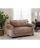 Innovative Leopard Print Furniture Cover XL Sofa Polyester Machine Washable - $1,518.81 MXN