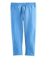 Girls Capris Leggings SO Elastic Waist Blue Stretch Pants-sz 16 - £7.04 GBP