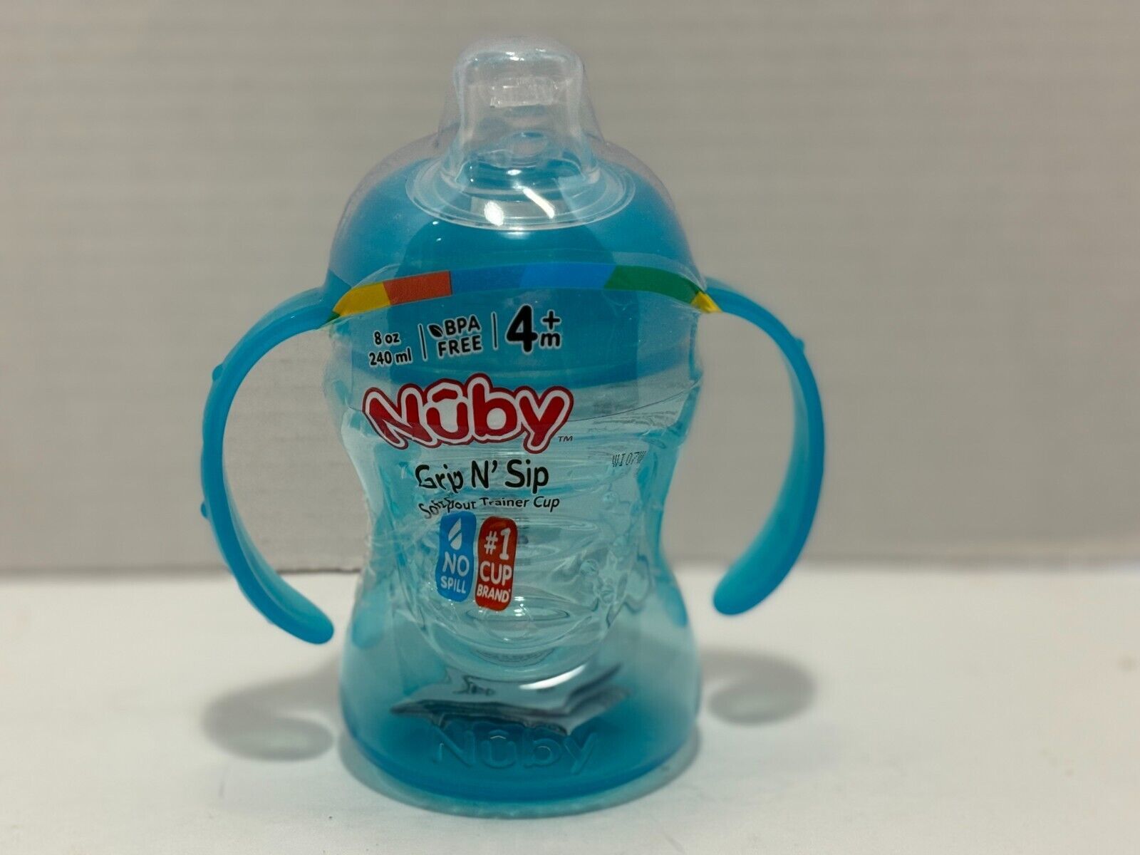 Nuby Grip N' Sip 1st Sipeez Sippy Cup - Easy-to-Hold Handle - No Spill -BPA Free - $6.44