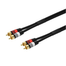 Monoprice 666 2 RCA JACK CABLE BLACK - $403.32 MXN