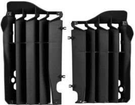 Polisport Black Radiator Guards Covers Shields 17-18 Honda CRF450R CRF 450R 450 - £34.58 GBP