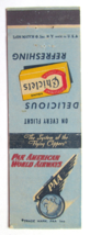 Pan American World Airways PAA Flying Clipper 20 Strike Matchbook Cover Chiclets - £1.60 GBP