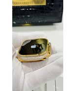 24k Gold Plated Apple Watch ULTRA 2 49mm Zircon Diamonds Engraved 2x Bands - €4.091,53 EUR