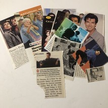 Pierce Brosnan Vintage &amp; Modern Clippings Lot Of 25 Small Images Ephemer... - $4.94