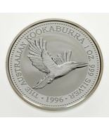 1996 Australia $1 Silver Coin 1oz Kookaburra (BU Condition) KM# 289.1 - $89.10