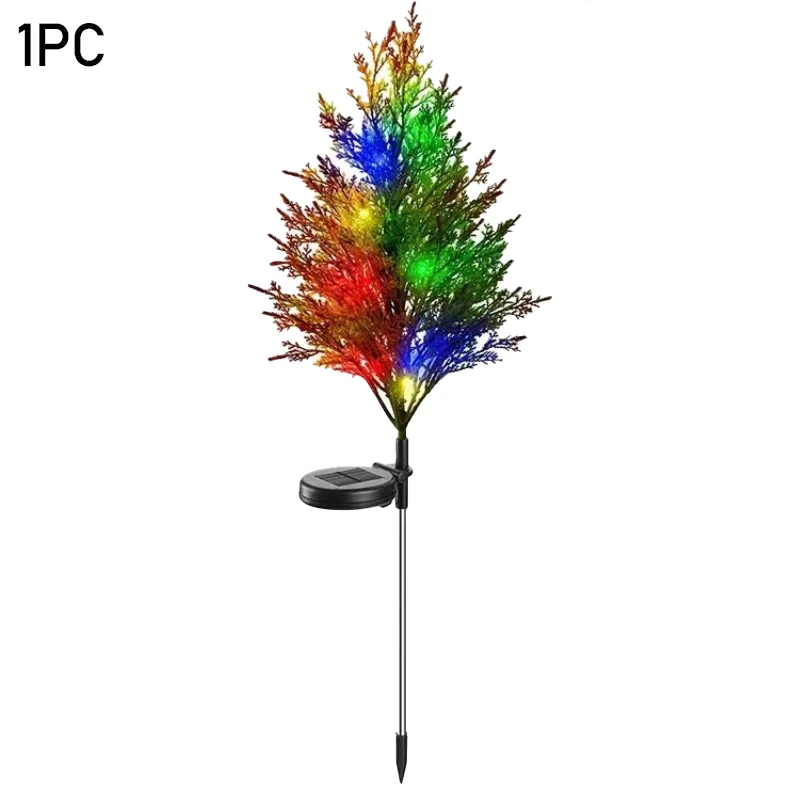Solar Christmas Tree Lights Outdoor Waterproof Garden Light 6/5/4/3/2/1Pcs Chris - £153.40 GBP