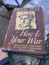 Here is Your War by Ernie Pyle, World War II 9th printing 1944 - £6.06 GBP