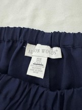 Allison Woods Women’s Blue Elastic Waist Pull-On Casual Skirt Size 16W image 3