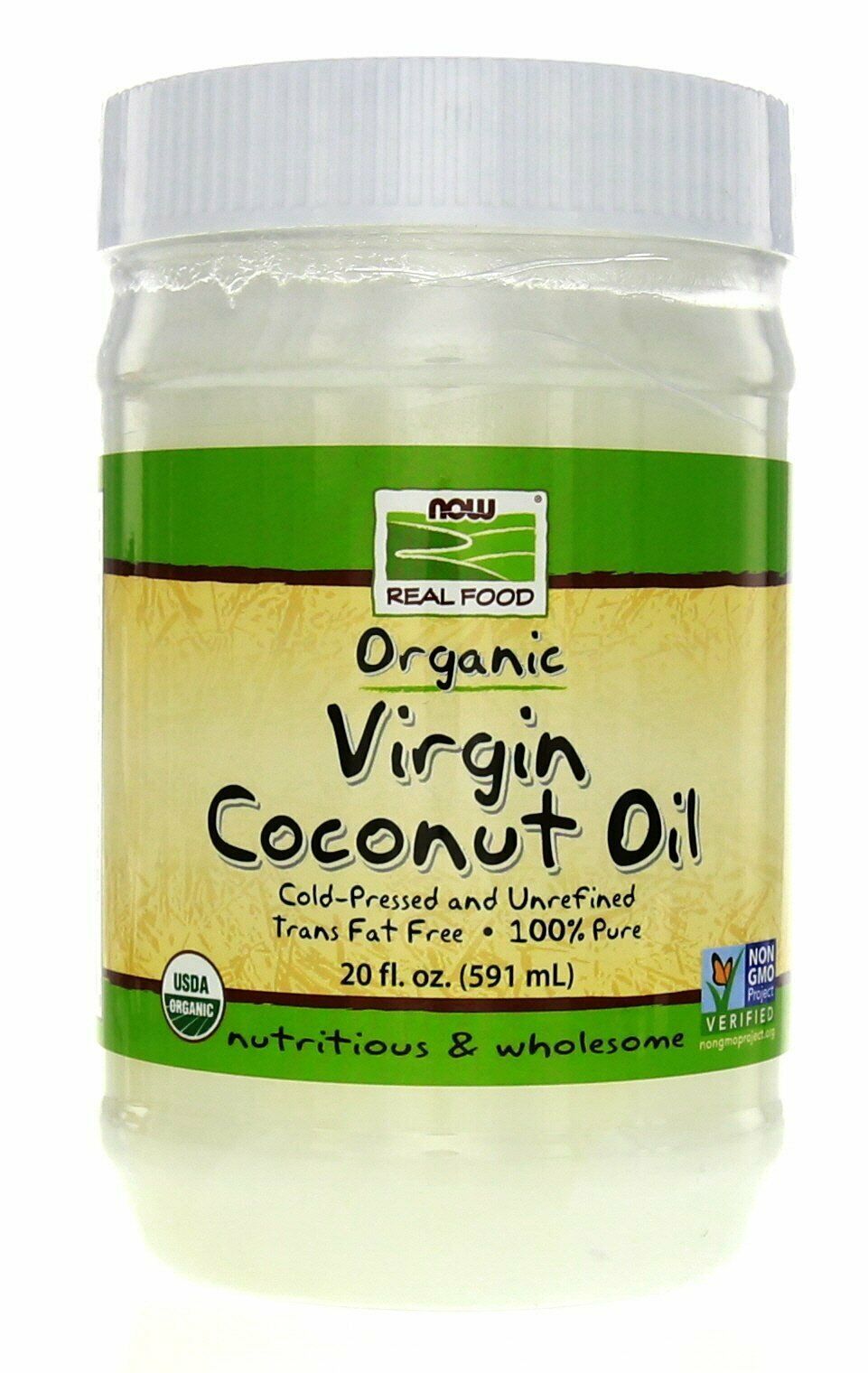 NOW Foods - Virgin Coconut Oil 20 fl oz - $19.54