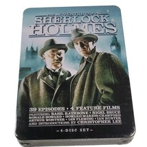 Adventures Of Sherlock Holmes Dvd 39 Episodes + 4 Movies New Sealed Tin Case - £5.66 GBP