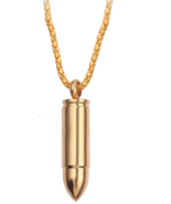 Bullet Hip Hop Necklace Pendant Unisex  - $20.99
