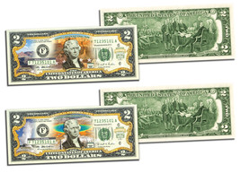 Grand Canyon &amp; Yellowstone Official $2 Bills Honoring America&#39;s National Parks - £19.74 GBP