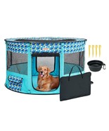 VEVOR Foldable Pet Playpen, 44&#39;&#39; x 44&#39;&#39; x 24&#39;&#39; Portable Dog Playpen, Cra... - $1,757.05 MXN