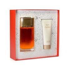 Cartier Must De Cartier Gold 3.3 Oz Eau De Parfum Spray 2 Pcs Gift Set - $199.98