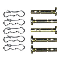 Pack Of 5 Snow Blower Shear Pins And Cotter Pins Replace 738-04124 738-04124A 7 - £5.47 GBP