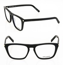 SAINT LAURENT 343 YSL SL343 Black Classic Unisex Eyeglasses Optical 55mm... - $306.90