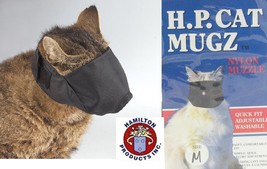 Hamilton Hp Mugz Easy&amp;Quick-Fit Comfort Cat Muzzle*Medium Adjustable Grooming - £6.42 GBP