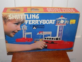 Vintage Shuttling Ferry Boat Made in Japan for by Woolworth in Box - $64.35
