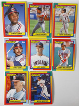 1990 Topps Traded Cleveland Indians Team Set of 8 Baseball Cards - £1.57 GBP