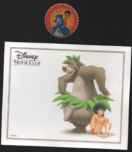 The Jungle Book Disney Movie Club Pin VIP With Certificate Of Authentici... - £8.26 GBP
