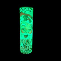 Santa Tumbler Glow In The Dark 35oz Merry Christmas Hot/Cold Handmade HOGG - $49.79