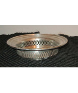 Old English&quot; Poole Silver plate Strainer Basket dish - $16.14 CAD