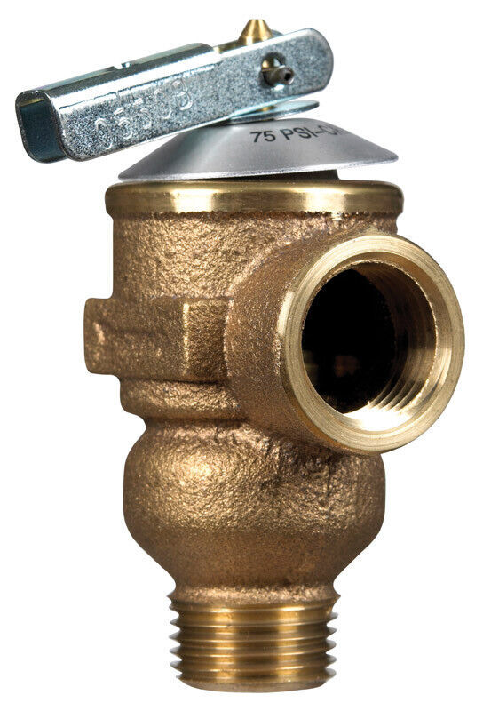 VALVE RELIEF 1/2F1/2M IN by CASH ACME MfrPartNo 18277-0075 - $23.68