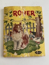 1949 Whitman Tiny Tales Children&#39;s Book  ROVER Collie Dog Puppy - $8.86