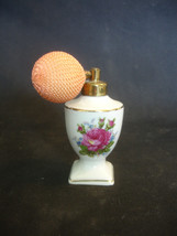 Old Vtg Collectible Ceramic Floral Design Perfume Atomizer - £15.94 GBP