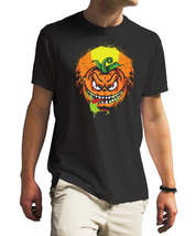 scary horor halloween pumpkins Black T Shirt - £18.49 GBP