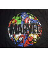 Marvel Comics Avengers Graphic T-Shirt | Silver Age Cap Shield | XL | Black - £31.37 GBP