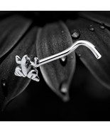 925 Sterling Silver Frog Nose Stud | Cute Silver Nose Ring | Frog-Shaped... - $8.81