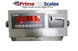 Indicator, Optima Scale OP-900P-12 Stainless Steel Printing Weighing Indicator - £597.42 GBP