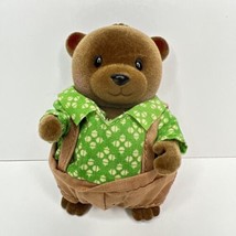Calico Critters Lil Woodzeez Heathnuggle Pappa Bear Figure Jointed Arms Legs 3&quot; - £7.02 GBP