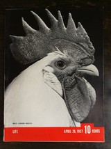 Life Magazine April 26, 1937 White Leghorn Rooster - Lou Gehrig Color Ad - 1222 - £7.58 GBP