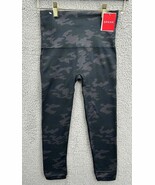 NWT Spanx Seamless Look At Me Now Black Gray Camo High Rise Leggings Siz... - $523.12 MXN