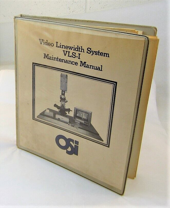 OSI Video Linewidth System VLS-1 Maintenance Manual 1987 Edition - $40.14