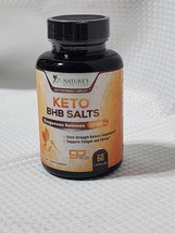 Natures Nutrition Keto BHB Salts 1200mg (1-Bottle, 60ct) - EXP 07/2024 - $8.99