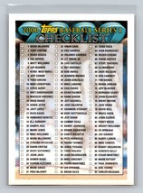 2000 Topps Checklist 1 of 2: 1-186 #1 Checklists Series 1 Blue (Retail) - £1.59 GBP