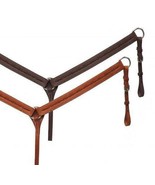 Showman Argentina Cow Leather Breast Collar with Barbed Wire - £46.06 GBP+