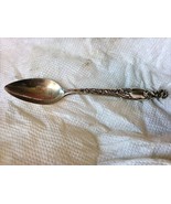 Antique Sterling Silver Souvenir Spoon of the Brooklyn Bridge - $60.00