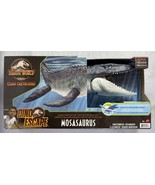 JURASSIC WORLD MOSASAURUS DINOSAUR CAMP CRETACEOUS FIGURE DINO ESCAPE MI... - $59.54 CAD