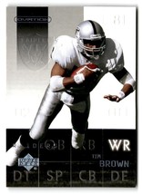 2002 Upper Deck Ovation #62 Tim Brown - £1.39 GBP